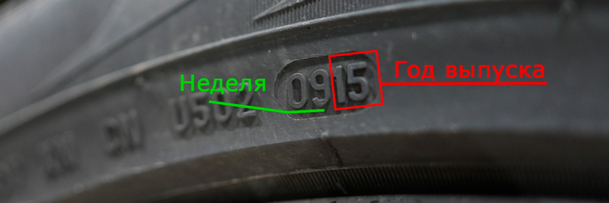 Дата выпуска резины Дата выпуска резины