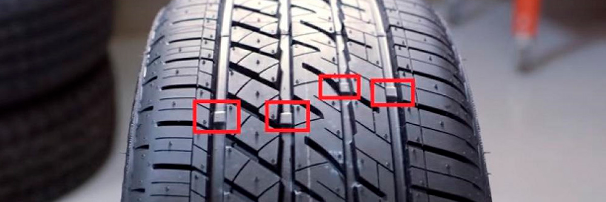 Индикатор протектора ребром Индикатор протектора в виде ребра