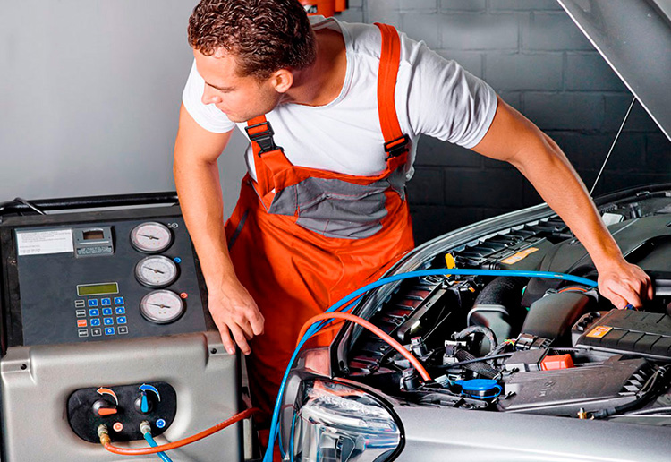 Диагностика кондиционера Вольво