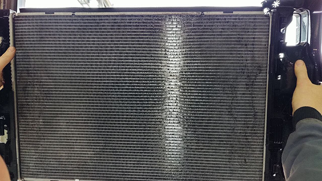 Промывка радиаторов Вольво - сушка радиаторов