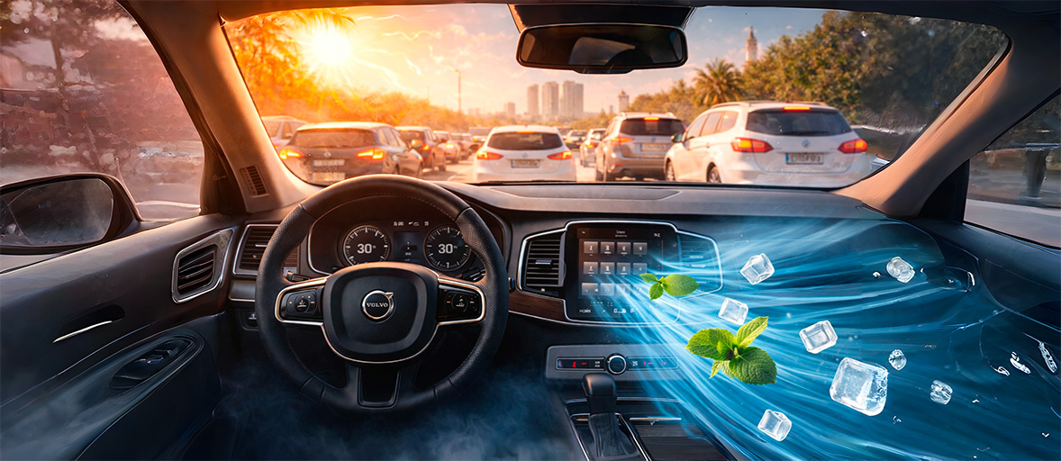 Озонирование салона Volvo