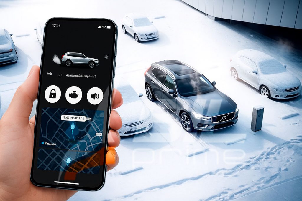 Автозапуск Вольво или дистанционный запуск двигателя Volvo